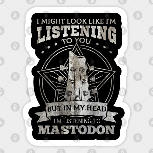 Mastodon Sticker by Astraxxx